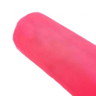 Tela de tul liso en color rosa fluor