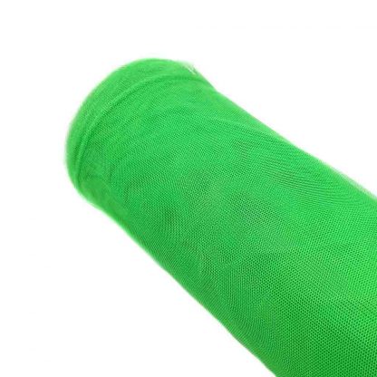 Tela de tul liso en color verde