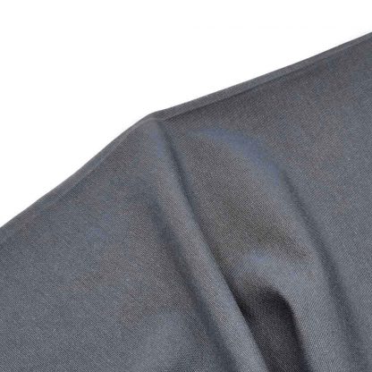 Tela de loneta en color liso gris oscuro