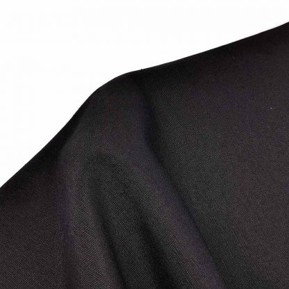 Tela de loneta en color liso negro