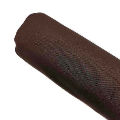 Tela de loneta en color liso marrón chocolate