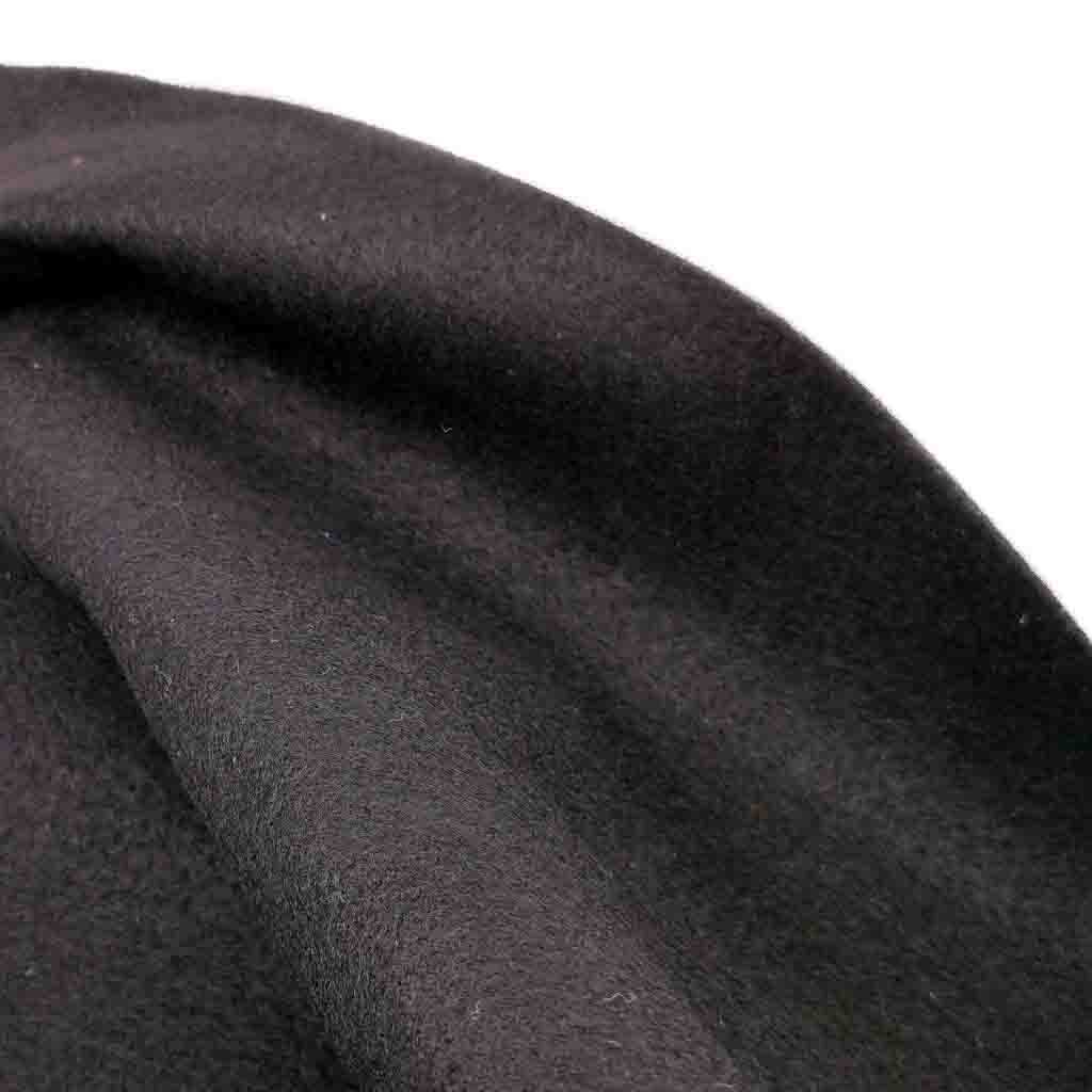 Negro - Sábana de fieltro de lana de gran tamaño - 35% mezcla de lana - 1  hoja de 12 x 18 pulgadas