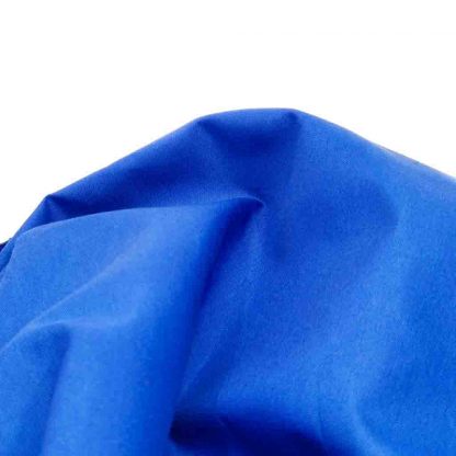Tela de popelín azulón especial para coser prendas y complementos con cuerpo, vestidos de flamenca, hogar