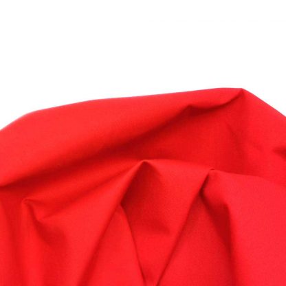Tela de popelín rojo especial para coser prendas y complementos con cuerpo, vestidos de flamenca, hogar