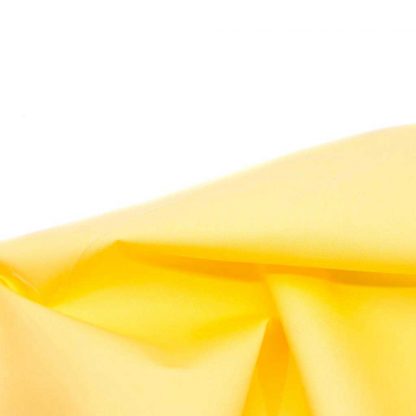 Tela de popelín amarillo especial para coser prendas y complementos con cuerpo, vestidos de flamenca, hogar