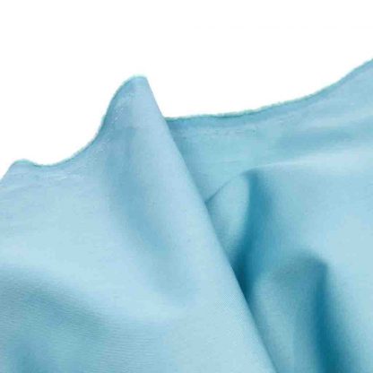 Tela de popelín azul porcelana especial para coser prendas y complementos con cuerpo, vestidos de flamenca, hogar