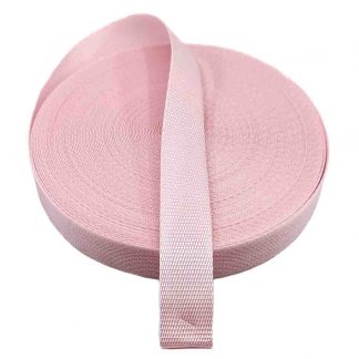 Cinta de mochila de 30 mm de ancho en color rosa