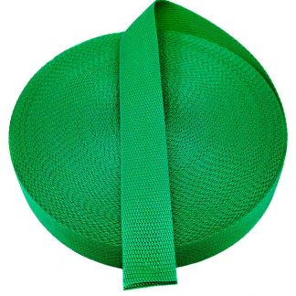 Cinta de mochila de 30 mm de ancho en color verde
