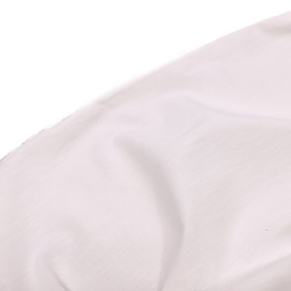 Tela chambray de algodón/poliéster en color liso blanco