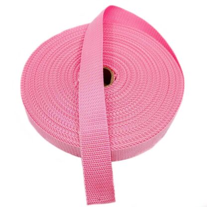 Cinta de mochila de 30 mm de ancho en color rosa chicle
