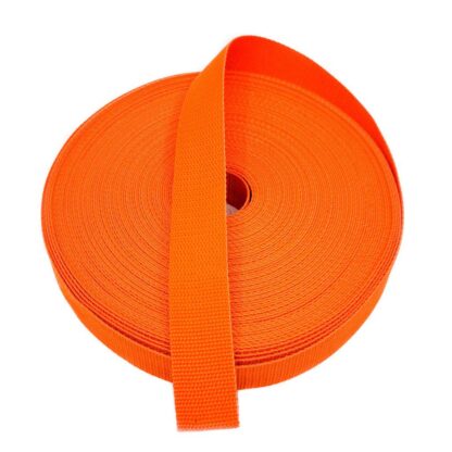 Cinta de mochila de 30 mm de ancho en color naranja