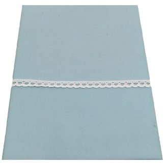 Puntilla Bolillo Ondas 8 mm Blanco