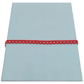 Puntilla Bolillo Ondas 8 mm Rojo