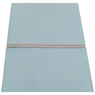 Puntilla Bolillo Ondas 8 mm Gris