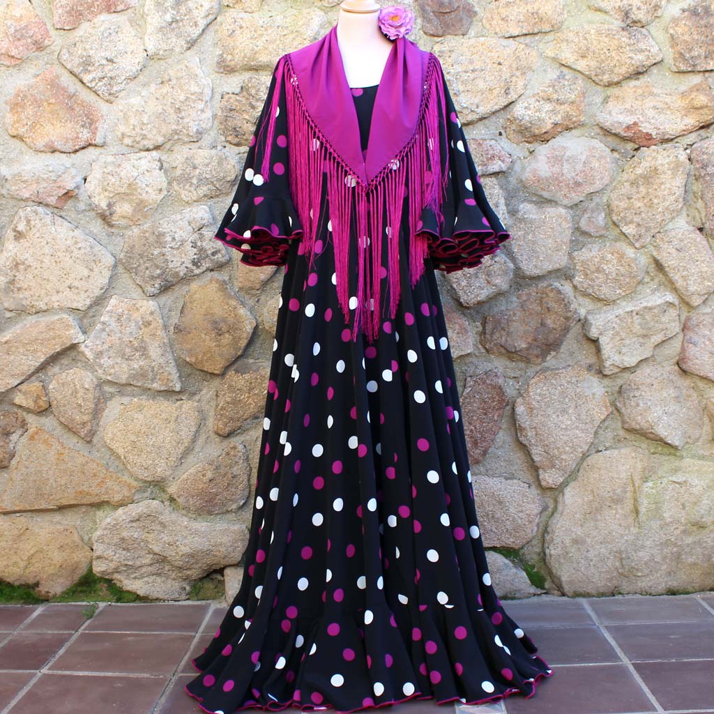 Patrón Vestido Flamenco Mujer Tres Volantes - Lanas Garla