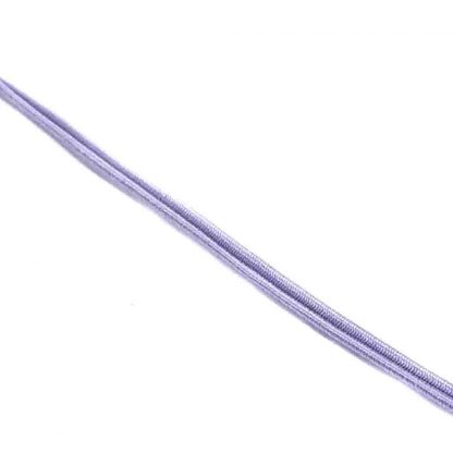 Cordón de goma elástico doble blanco 4 mm