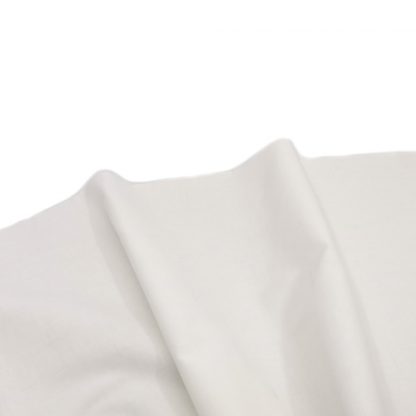Tela de forro de algodón en color blanco