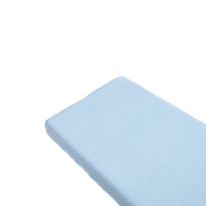 Tela de forro de algodón en color azul celeste