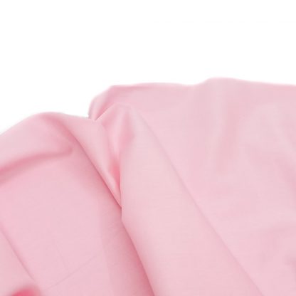 Tela de forro de algodón en color rosa barbie