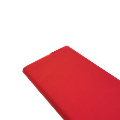 Tela de forro de algodón en color rojo