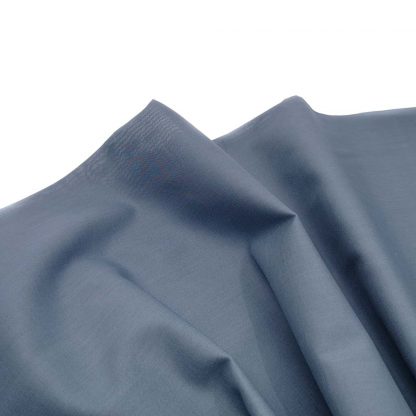 Tela de forro de algodón en color azul azafata