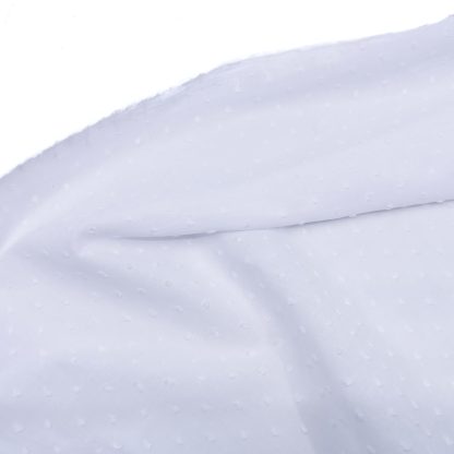 Tela plumeti de batista en color liso blanco