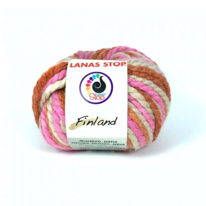 Lana multicolor de tejer modelo Finland de la marca Lanas Stop
