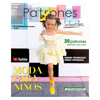 Revista de moda infantil para primavera y verano Patrones Infantiles número 12