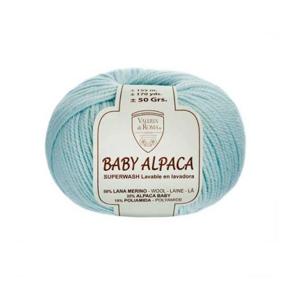 Ovillo de lana para tejer modelo Baby Alpaca de la marca Valeria Lanas