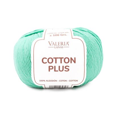 Ovillo para tejer 100% algodón modelo Cotton Plus de la marca Valeria Lanas