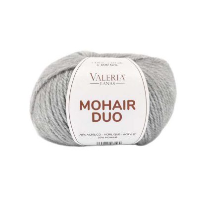 Ovillo de lana para tejer modelo Mohair Duo de la marca Valeria Lanas