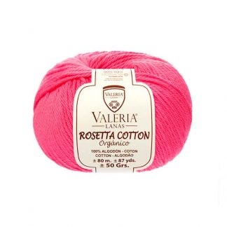 Ovillo para tejer de algodón modelo Rosetta Cotton de la marca Valeria Lanas
