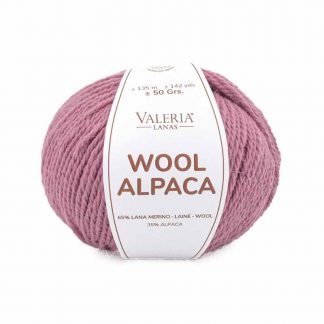 Ovillo de lana para tejer modelo Wool Alpaca de la marca Valeria Lanas